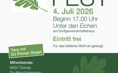 Traditionelles Eichenfest in Donop