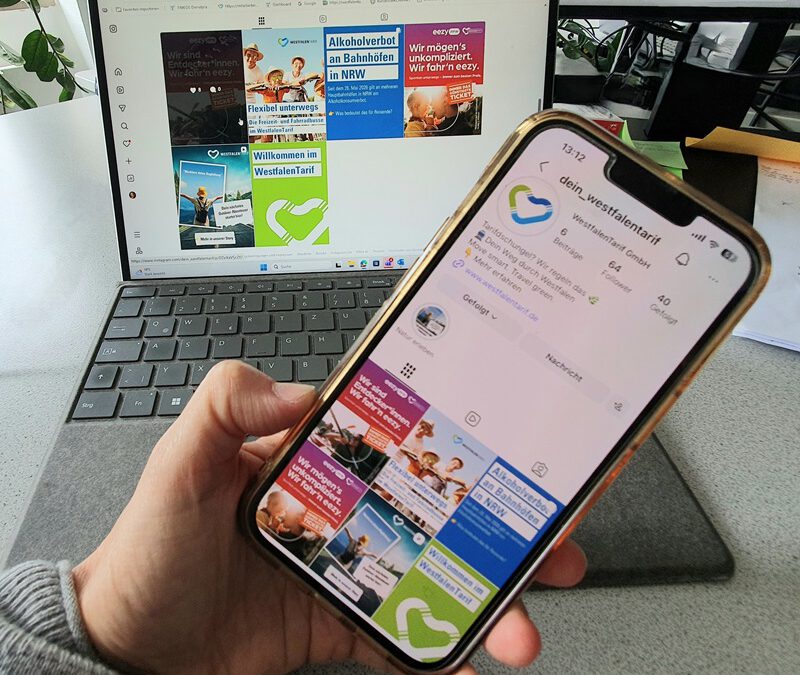 @dein_Westfalentarif: Digitaler Kundenservice mit Instagram