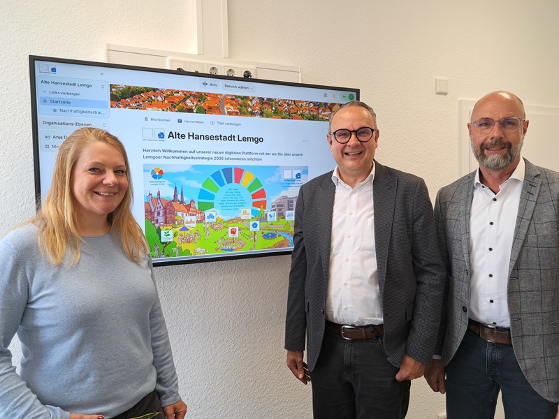 Portale gestartet: Lemgo als nachhaltige Kommune im Detail