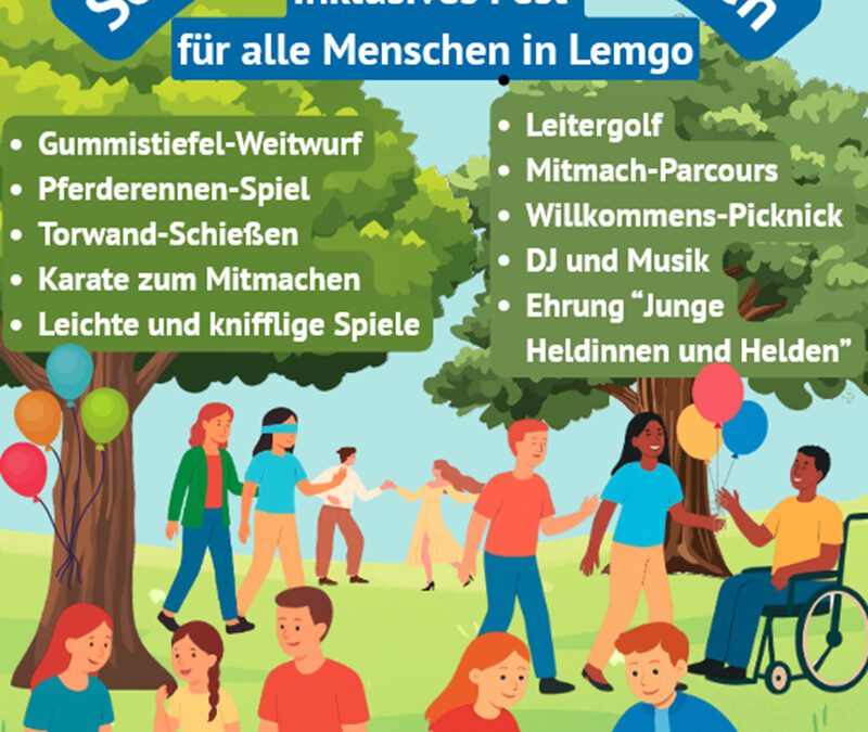 Sommerfest im Abteigarten – Inklusives Fest für alle Menschen in Lemgo
