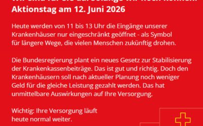 Krankenhäuser in OWL kritisieren aktuellen Entwurf des GKV-Beitragssatzstabilisierungsgesetzes