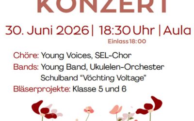 Hermann-Vöchting-Gymnasium lädt zum Sommerkonzert ein