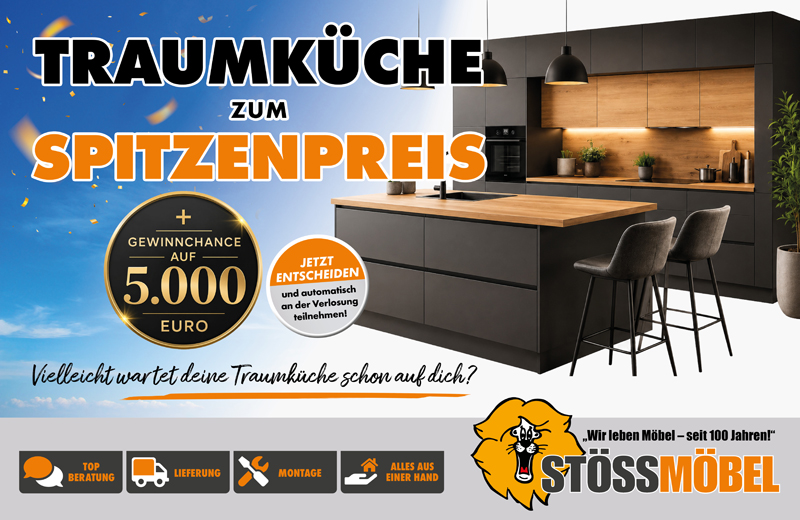 Anzeige: Traumküche zum Spitzenpreis: Stöß Möbel startet große Küchenaktion