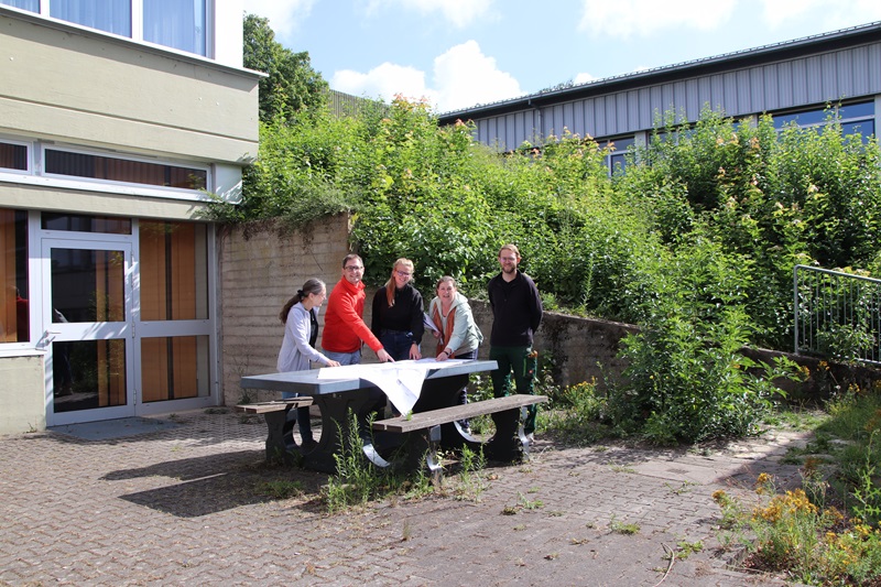 Zweiter Bauabschnitt am Schulhof der Sekundarschule Blomberg startet