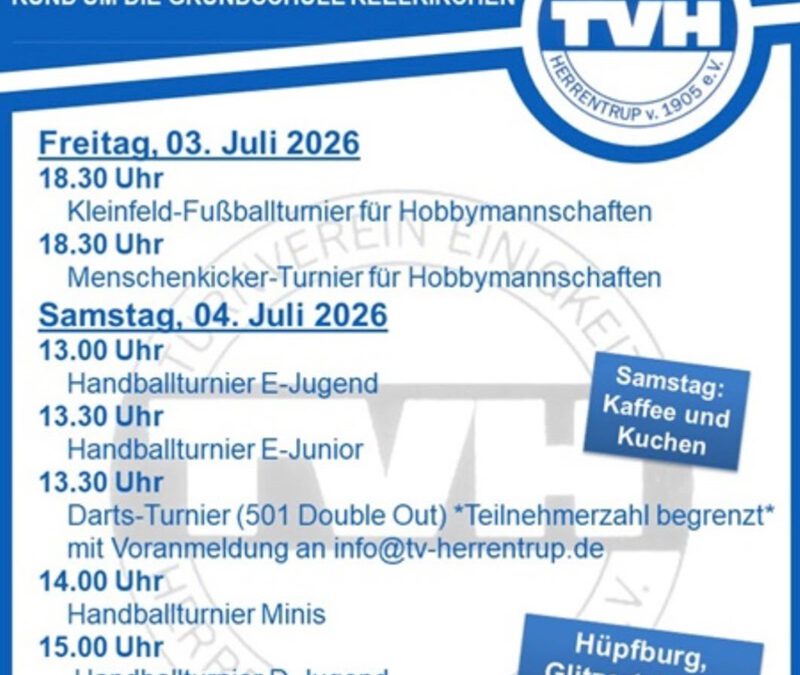 TV Herrentrup lädt zum Sportfest 2026 ein