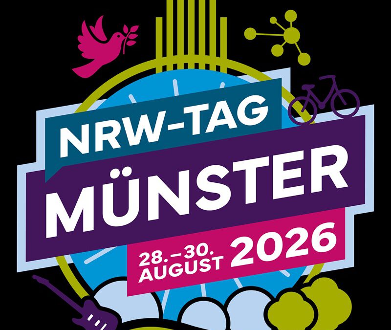 80 Jahre Nordrhein-Westfalen: NRW-Tag in Münster vom 28. bis 30. August 2026