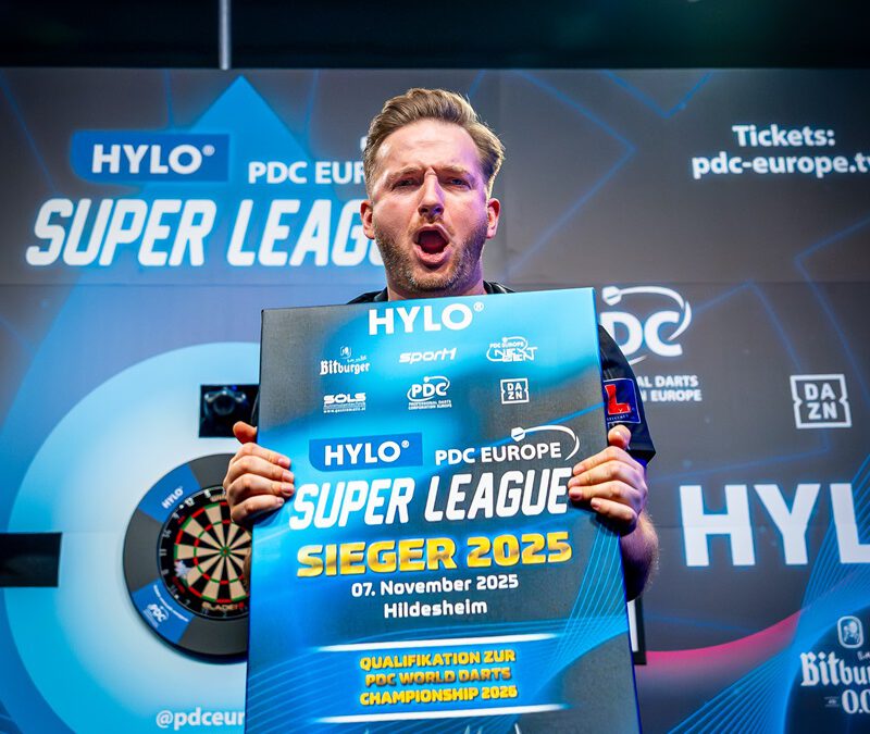 HYLO PDC Europe Super League 2026 erstmals komplett im Free-TV