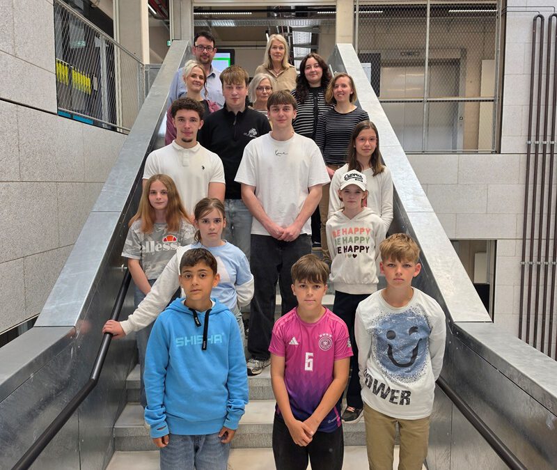 Schülerinnen und Schüler entwickeln Spiele für Klima-Rallye
