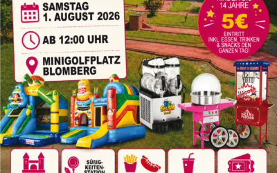 Sommerfest am Minigolfplatz Blomberg