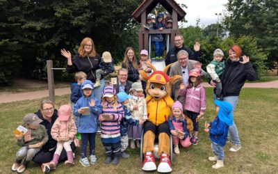 Maskottchen „Willi Basen“ wirbt ab sofort für den Wilbaser Markt