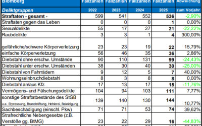 Polizeistatistik: Wie sicher ist Blomberg?