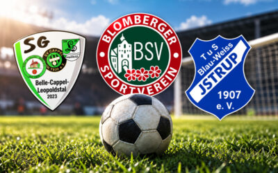 Heimspieltag in Blomberg: Lokalduell in der Kreisliga B und wichtige Aufgaben für die Bezirksliga-Spitze