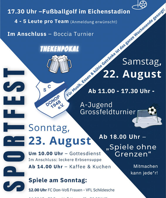 Sportfest des SC Donop: Drei Tage Sport und Gemeinschaft