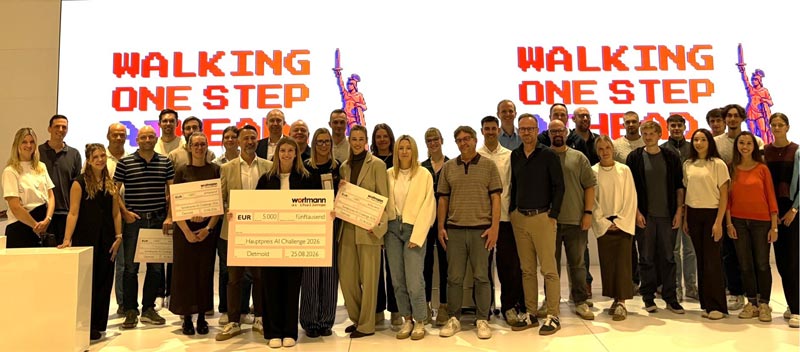 Wortmann stärkt Innovationskultur am Standort: Gewinner der ersten KI-Challenge ausgezeichnet
