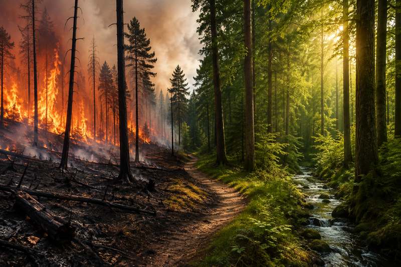 Waldbrände werden zur neuen Herausforderung