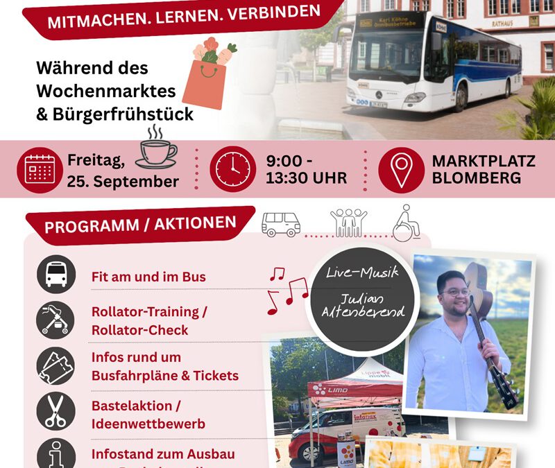 ÖPNV-Tag für Jung & Alt: Mitmachen. Lernen. Verbinden
