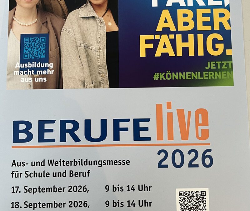 Berufsorientierung „zum Erleben“ in der Region