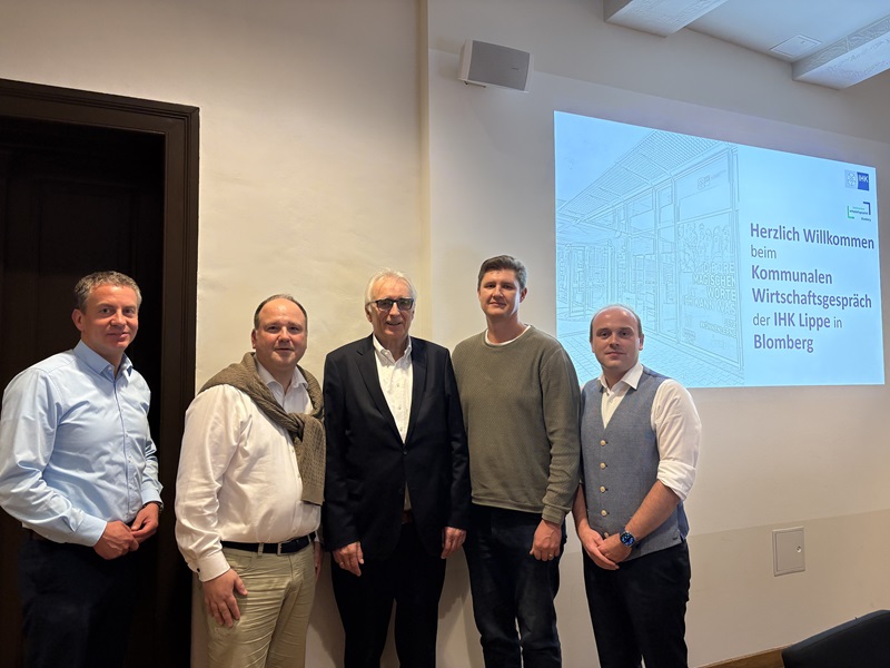 IHK-Wirtschaftsdialog in der Nelkenstadt Blomberg
