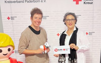 DRK-SofHi hilft Frauenhaus Paderborn mit 750 Euro