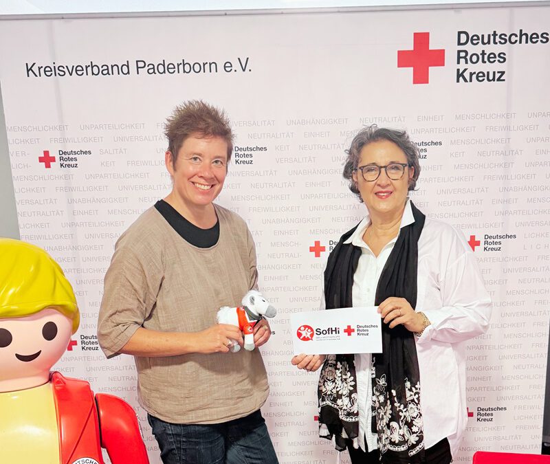 DRK-SofHi hilft Frauenhaus Paderborn mit 750 Euro