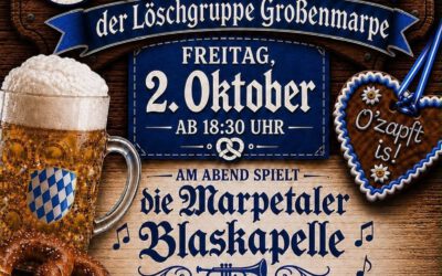 Oktoberfest der Löschgruppe Großenmarpe