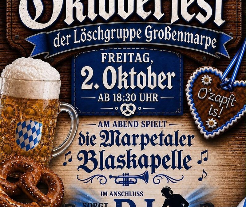 Oktoberfest der Löschgruppe Großenmarpe