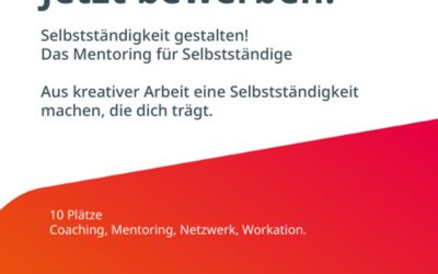 Neues Mentoring-Programm unterstützt Gründer:innen aus der Kreativszene