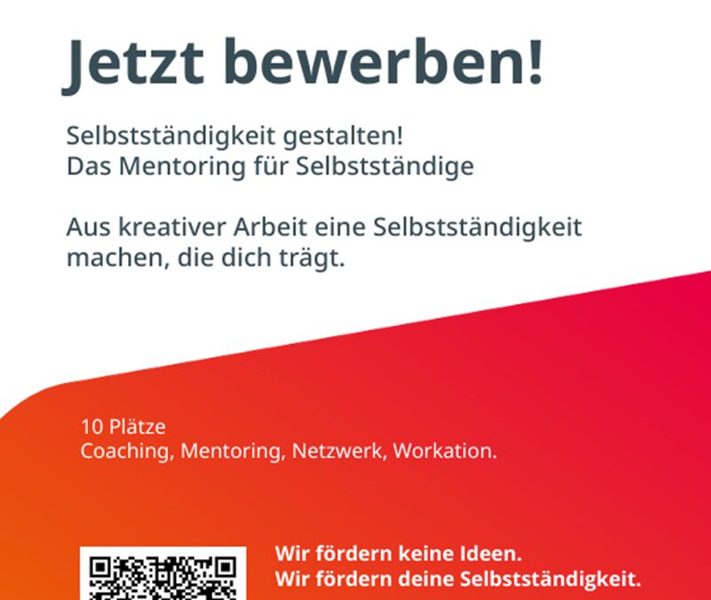 Neues Mentoring-Programm unterstützt Gründer:innen aus der Kreativszene