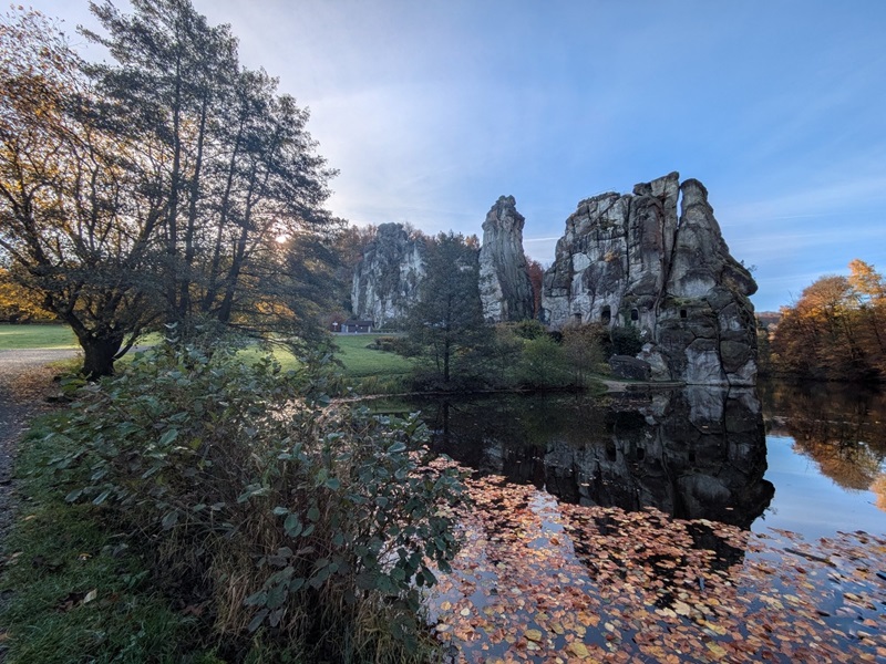Im goldenen Schein der Externsteine