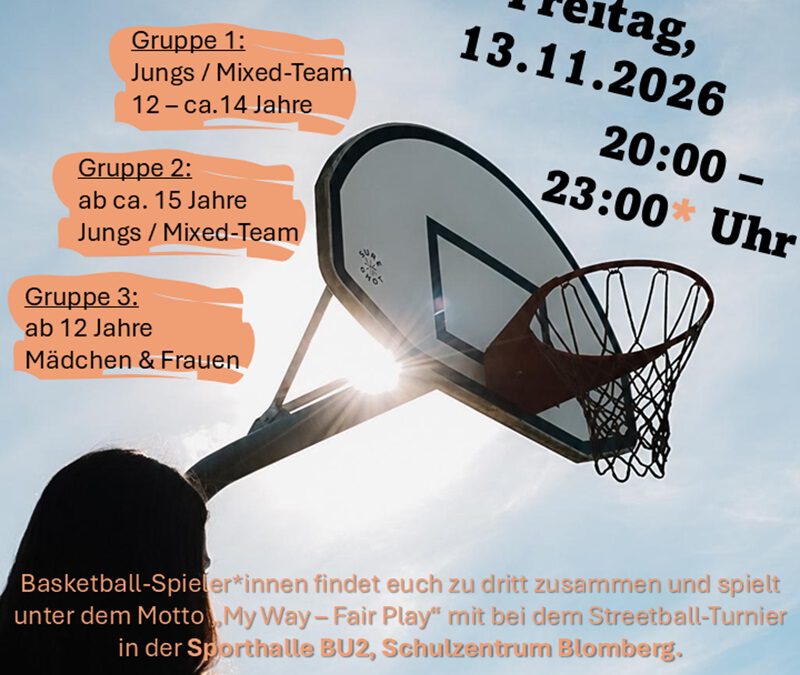 Streetball-Night in Blomberg: Basketball, Teamgeist und Fairplay