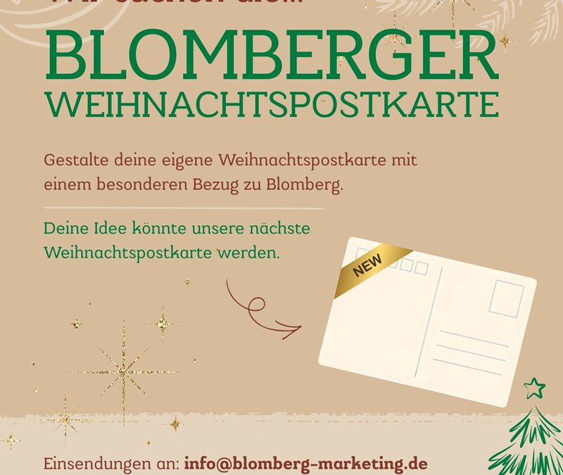 Vorschläge für 1. „Blomberger Weihnachtskarte“ gesucht
