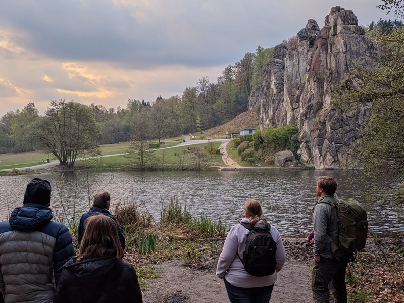 Abendliche Führung an den Externsteinen