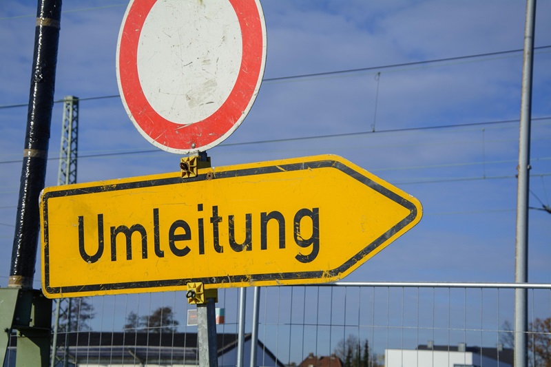 Bauarbeiten am Treffpunkt